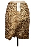 J.Crew Collection Animal Print Gold Formal Skirt Size 8 - photo 2