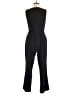 Tahari by ASL 100% Polyester Solid Black Jumpsuit Size 6 - photo 2