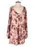 Abercrombie & Fitch 100% Polyester Floral Pink Romper Size S - photo 1