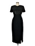 Patrick Collection 100% Silk Solid Black Cocktail Dress Size 6 - photo 1