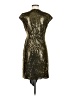 John Meyer Metallic Gold Cocktail Dress Size 6 - photo 2