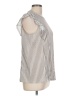Assorted Brands Stripes Silver Sleeveless Blouse Size L - photo 4