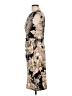 Connected Apparel Print Tan Cocktail Dress Size 10 - photo 5