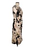 Connected Apparel Print Tan Cocktail Dress Size 10 - photo 4