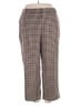 Lane Bryant Houndstooth Brown Casual Pants Size 26 - photo 1
