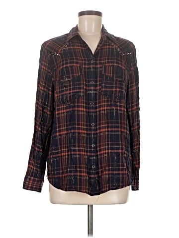 Express Long Sleeve Button-Down Shirt (view 1)