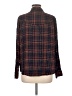 Express Plaid Brown Long Sleeve Button-Down Shirt Size M - photo 2