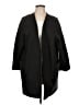 Zara Basic Black Coat Size L - photo 1
