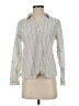 Rafaella Stripes Green Long Sleeve Button-Down Shirt Size S - photo 1