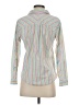 Rafaella Stripes Green Long Sleeve Button-Down Shirt Size S - photo 2
