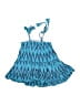 Mer St. Barth Chevron-herringbone Blue Dress Size 2 - photo 2