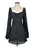 Missguided 100% Polyester Polka Dots Black Casual Dress Size 0 - photo 1
