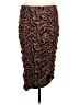 Venus Animal Print Brown Casual Skirt Size L - photo 1