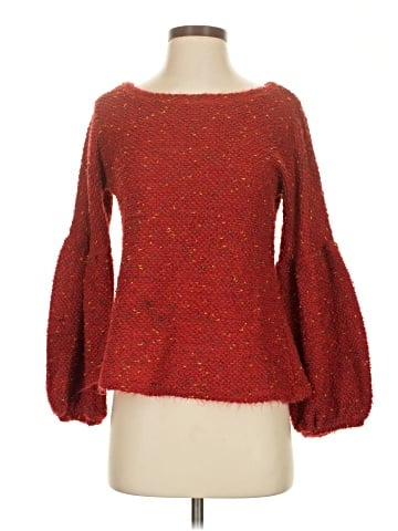Blue Tassel Pullover Sweater (view 1)