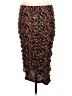 Venus Animal Print Brown Casual Skirt Size L - photo 2