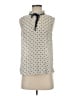 Alice Blue 100% Polyester Ivory Sleeveless Blouse Size S - photo 1