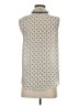 Alice Blue 100% Polyester Ivory Sleeveless Blouse Size S - photo 2