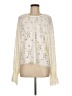 Free People Floral Ivory Long Sleeve Blouse Size M - photo 1
