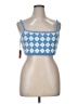 Sunday Best Blue Sleeveless Top Size XL - photo 1