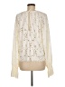 Free People Floral Ivory Long Sleeve Blouse Size M - photo 2