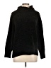 Ann Taylor LOFT 100% Polyester Solid Black Turtleneck Sweater Size L - photo 1