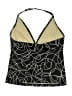 Islander Graphic Black Swimsuit Top Size 8 - photo 2