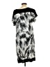 Neesha Graphic Silver Casual Dress Size L - photo 2