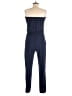 Tart Solid Blue Jumpsuit Size M - photo 2