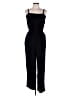 Gap 100% Rayon Solid Black Jumpsuit Size L (tall) - photo 1