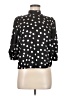 Closet Polka Dots Black 3/4 Sleeve Blouse Size 6 - photo 1
