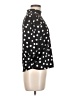 Closet Polka Dots Black 3/4 Sleeve Blouse Size 6 - photo 4