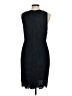 Ann Taylor 100% Polyester Black Cocktail Dress Size 8 - photo 2