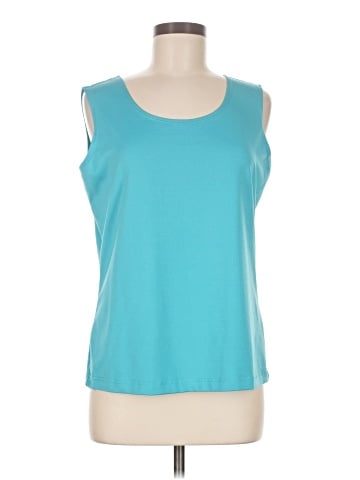 Susan Graver Sleeveless T-Shirt (view 1)