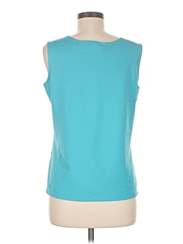 Susan Graver Sleeveless T-Shirt (view 2)