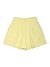Danielle Bernstein Solid Yellow Shorts Size 0 - photo 1