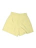 Danielle Bernstein Solid Yellow Shorts Size 0 - photo 2