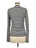 Perry Ellis Black Long Sleeve Top Size M - photo 2