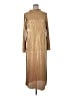 Never Fully Dressed 100% Polyester Metallic Gold Cocktail Dress Size 14 - photo 1