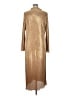 Never Fully Dressed 100% Polyester Metallic Gold Cocktail Dress Size 14 - photo 2