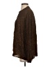 Closed Animal Print Brown Long Sleeve Blouse Size S - photo 5