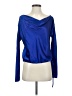 KES 100% Silk Blue Blouse Size S - photo 1