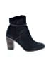 Franco Sarto 100% Leather Black Ankle Boots Size 6 1/2 - photo 1