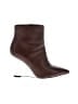 Tory Burch Brown Ankle Boots Size 9 1/2 - photo 1
