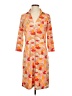 J. McLaughlin Print Orange Casual Dress Size S - photo 1