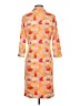 J. McLaughlin Print Orange Casual Dress Size S - photo 2