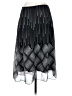 East5th Graphic Black Formal Skirt Size 4 - photo 2