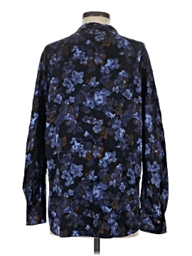 Vince. Long Sleeve Silk Top (view 2)