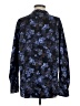 Vince. 100% Silk Floral Blue Long Sleeve Silk Top Size S - photo 2