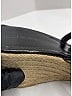 Burberry Silver Tan Check print Espadrille Wedges Size EU 38 - photo 7