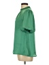 Vernacular 100% Polyester Green Short Sleeve Blouse Size L - photo 5